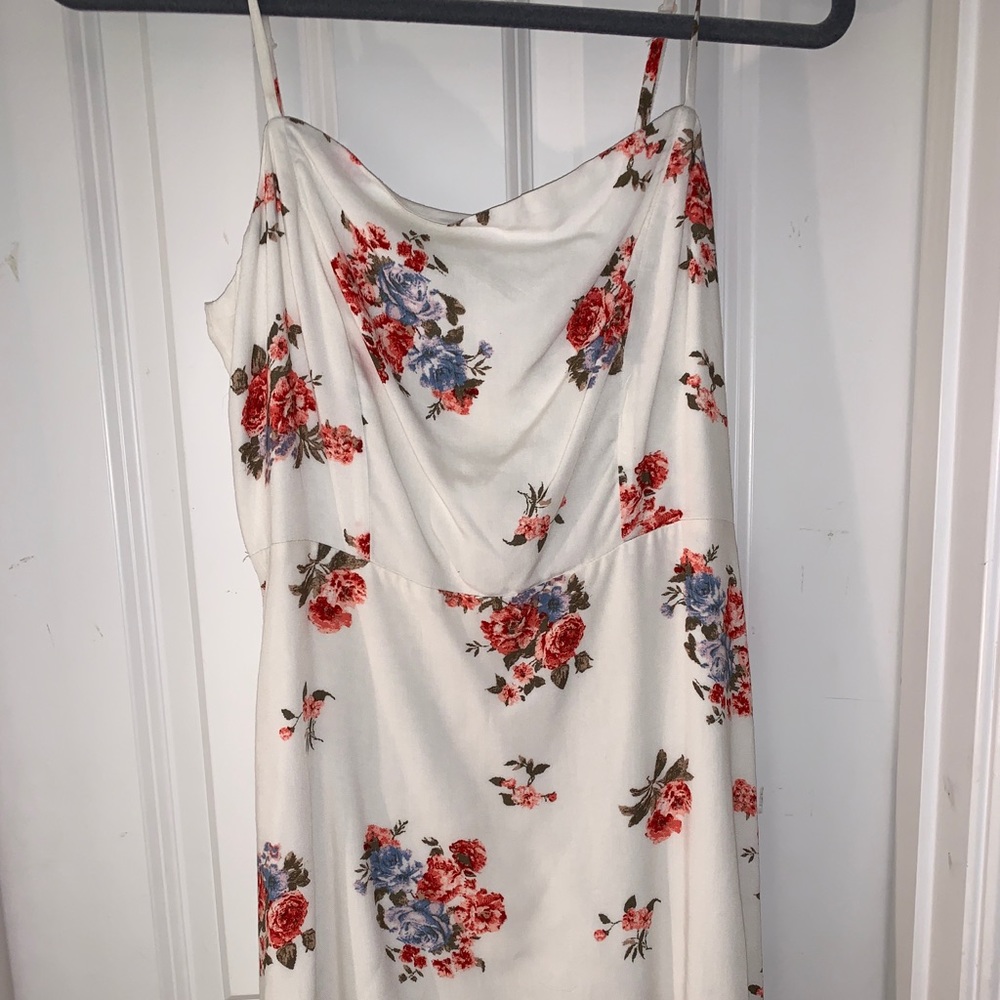 White Flora Minidress